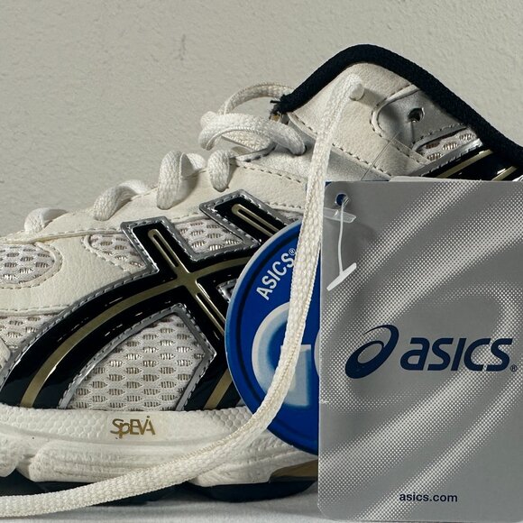 ASICS GEL-180TR White/Black/Gold Men’s Cross Training Gym Shoes Sneakers Size 9 - Picture 5 of 16
